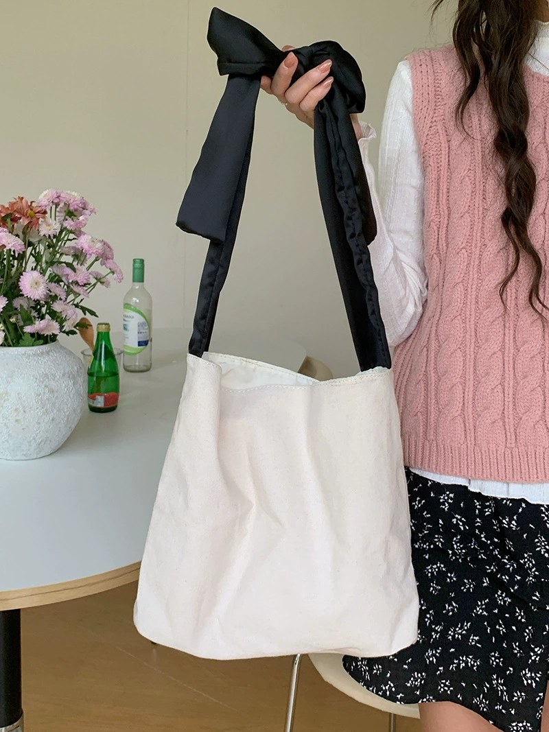 Cotton Canvas Shoulder Bag for wholesale OEM — YANYAN Bags Guangzhou handbag factory