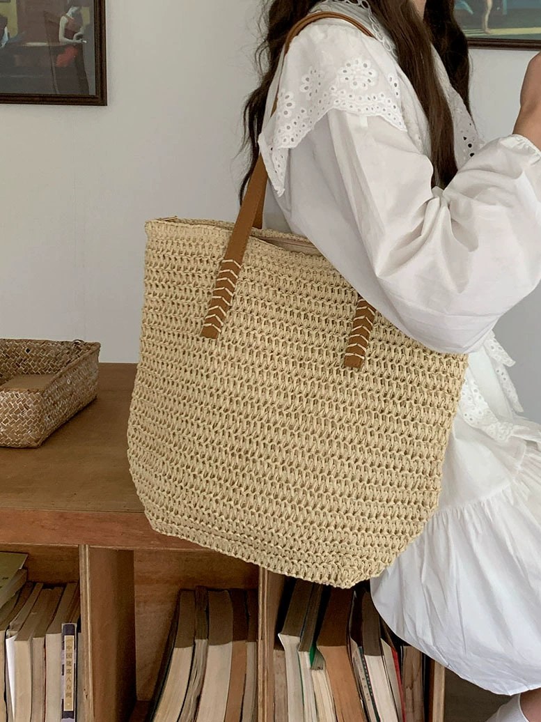 Woven Synthetic Shoulder Bag for wholesale OEM — YANYAN Bags Guangzhou handbag factory