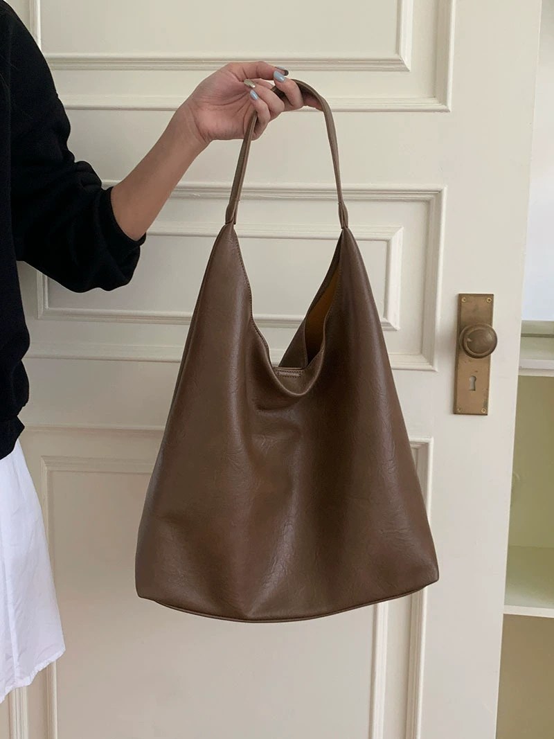 PU Leather Shoulder Bag for wholesale OEM — YANYAN Bags Guangzhou handbag factory