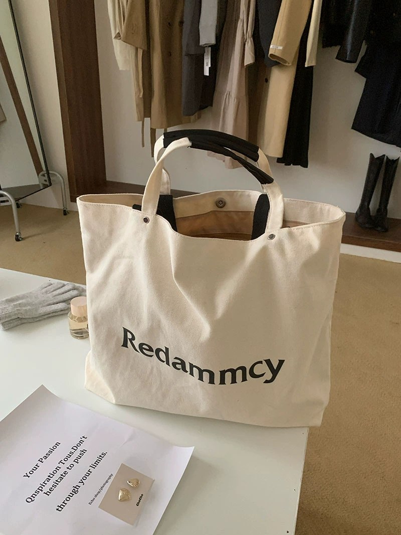 Cotton Canvas Shoulder Bag for wholesale OEM — YANYAN Bags Guangzhou handbag factory