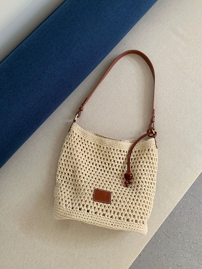 Woven Synthetic Shoulder Bag for wholesale OEM — YANYAN Bags Guangzhou handbag factory