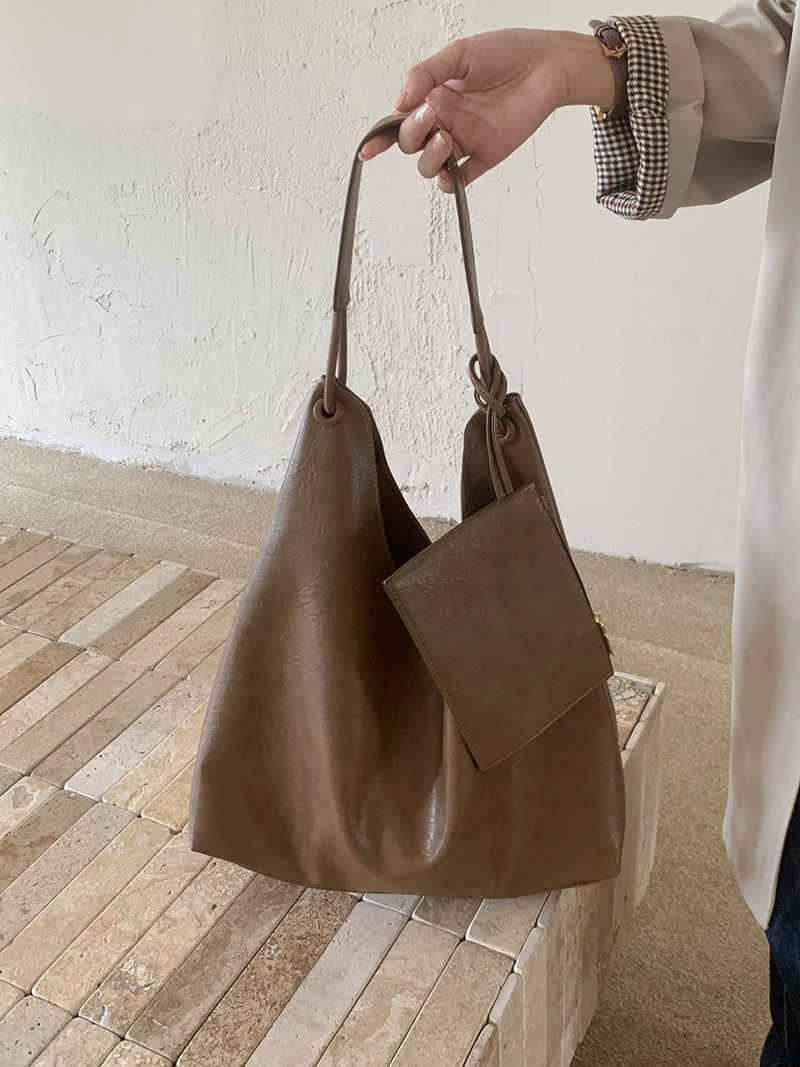 PU Leather Shoulder Bag for wholesale OEM — YANYAN Bags Guangzhou handbag factory