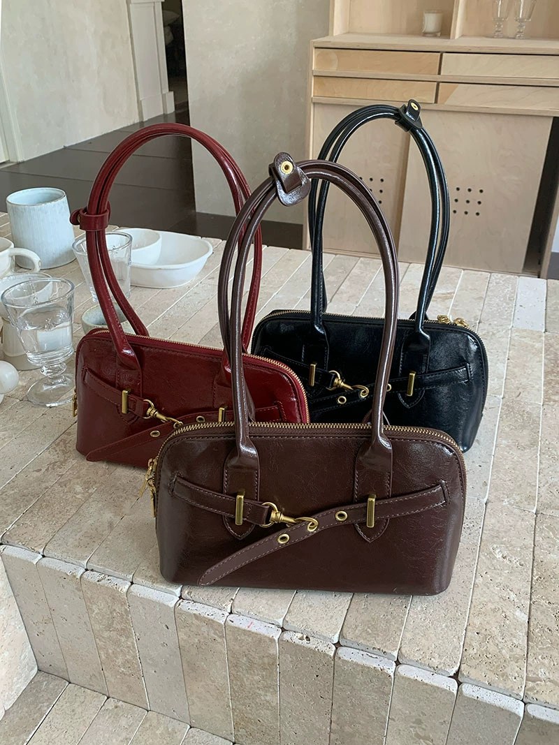 PU Leather Shoulder Bag for wholesale OEM — YANYAN Bags Guangzhou handbag factory