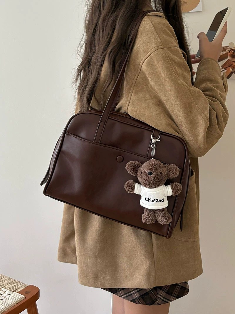 PU Leather Shoulder Bag for wholesale OEM — YANYAN Bags Guangzhou handbag factory