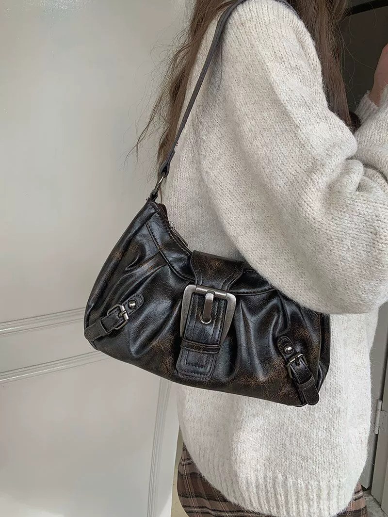 PU Leather Shoulder Bag for wholesale OEM — YANYAN Bags Guangzhou handbag factory