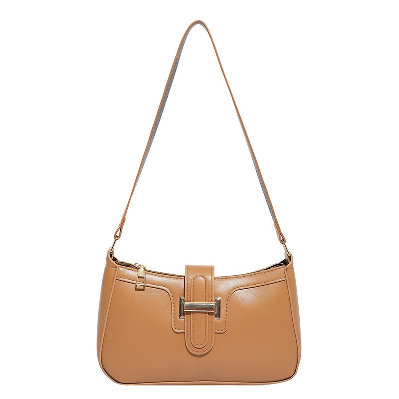 Bolsa de Ombro Crescente Minimalista Vintage view 5