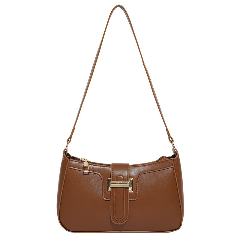 Bolsa de Ombro Crescente Minimalista Vintage view 9