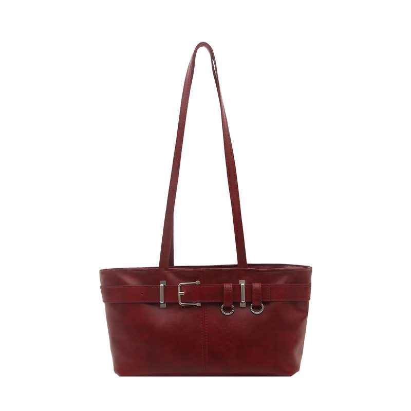 Minimalist Belted Light Luxury Shoulder Bag view 5