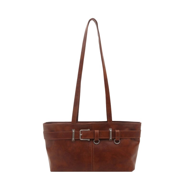 Minimalist Belted Light Luxury Shoulder Bag view 6