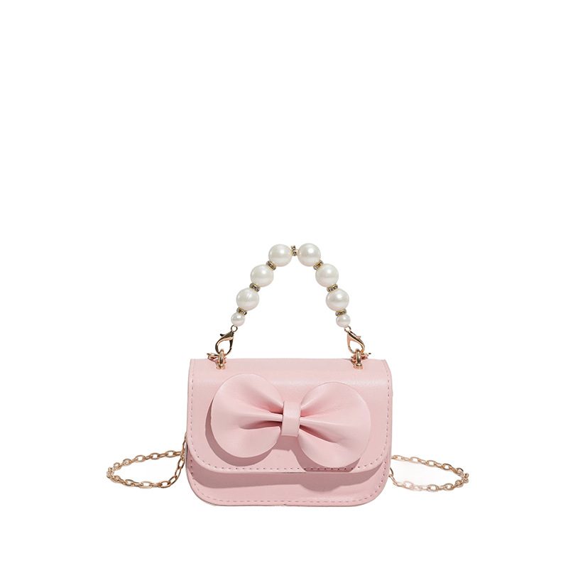 Pearl Chain Bow Shoulder Bag view 7