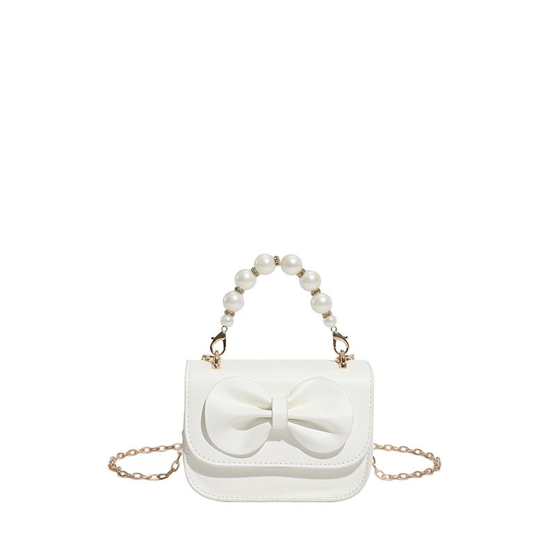 Pearl Chain Bow Shoulder Bag view 9