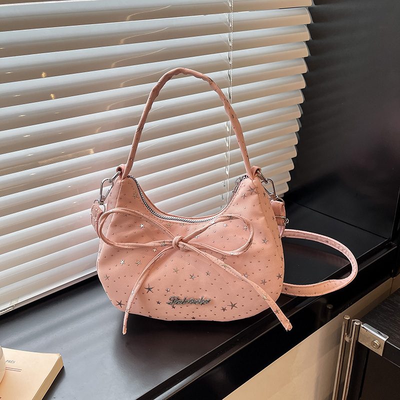 Minimalist Crescent Shoulder Bag view 2
