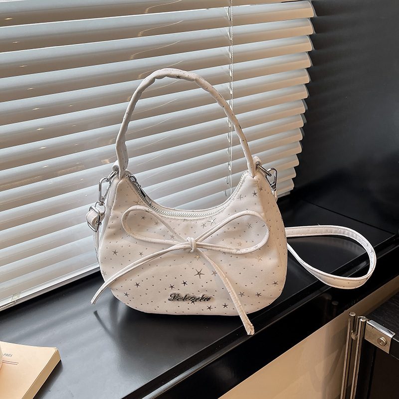 Minimalist Crescent Shoulder Bag view 3