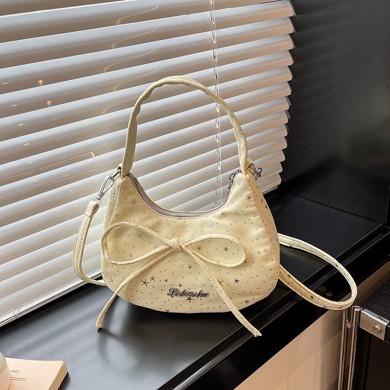 Minimalist Crescent Shoulder Bag view 4