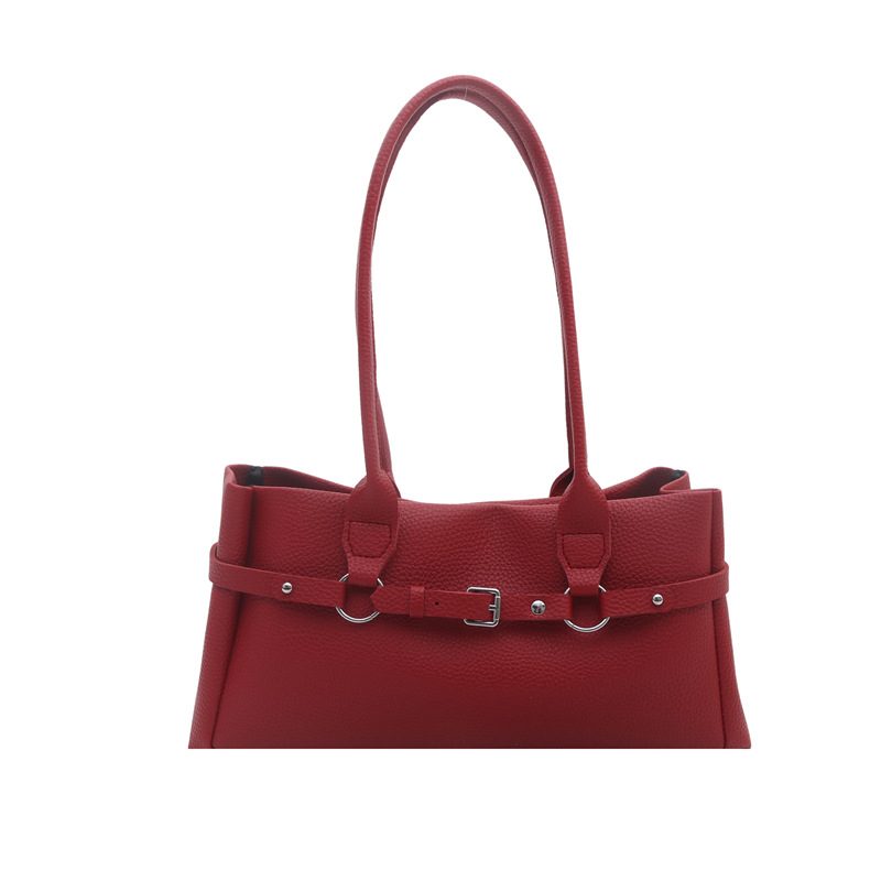Vintage Oil Leather Baguette Shoulder Bag view 6