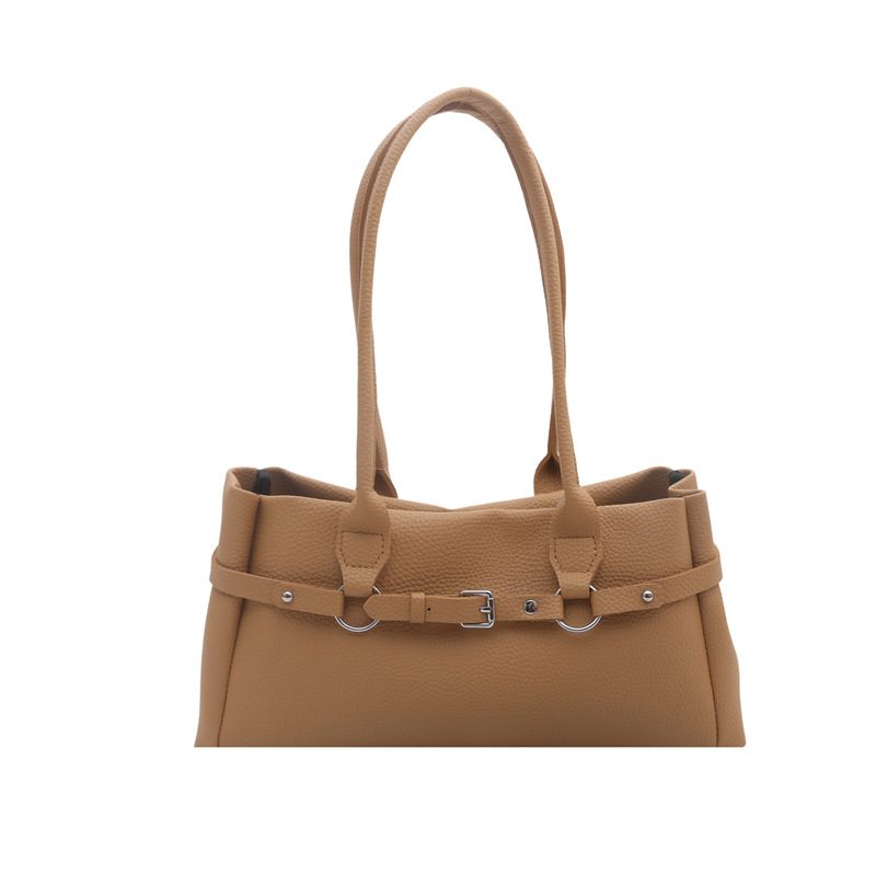 Vintage Oil Leather Baguette Shoulder Bag view 8