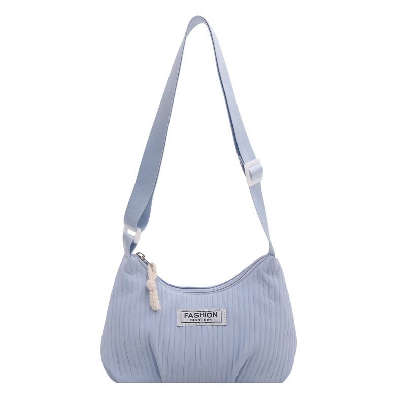 Minimalist Solid Color Shoulder Bag view 8