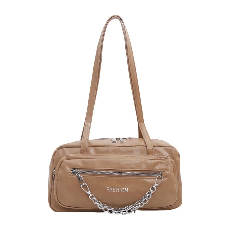 Solid Color Commuter Shoulder Bag view 10