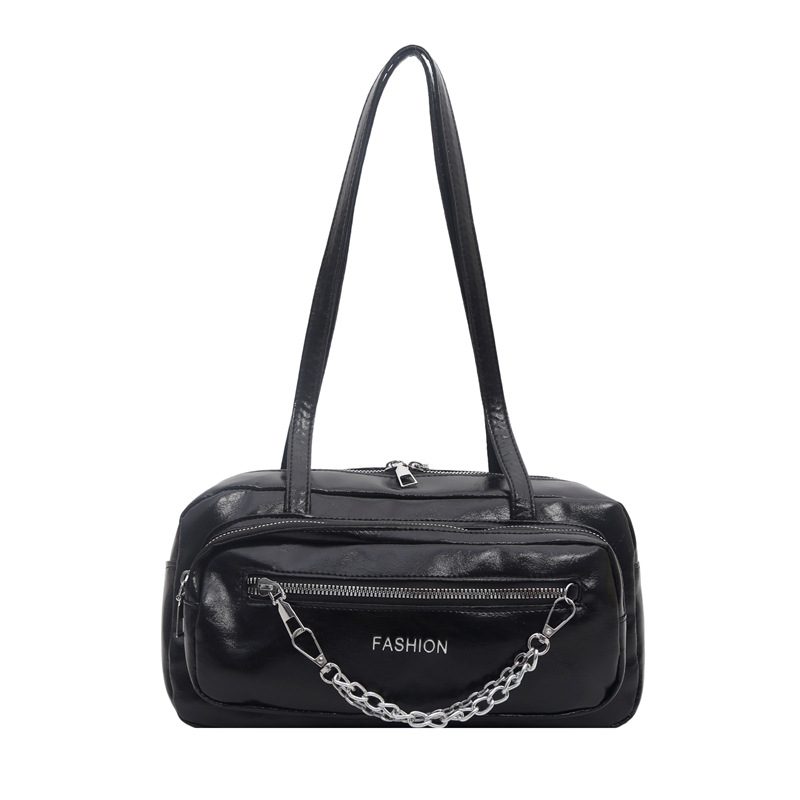 Solid Color Commuter Shoulder Bag view 11