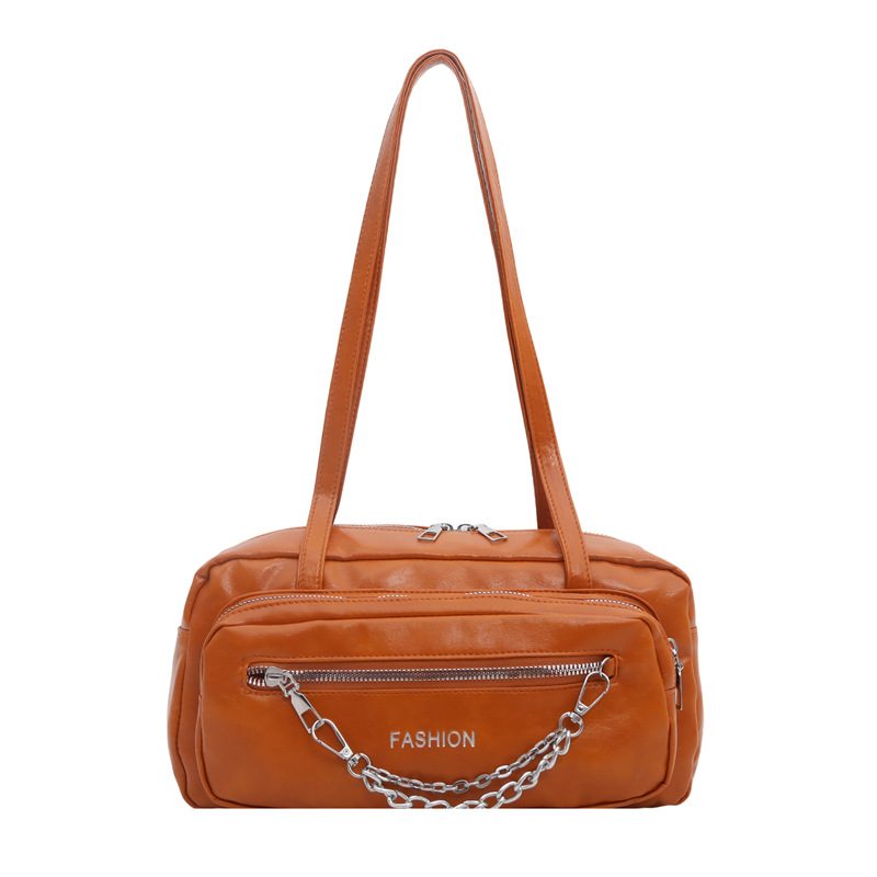 Solid Color Commuter Shoulder Bag view 7