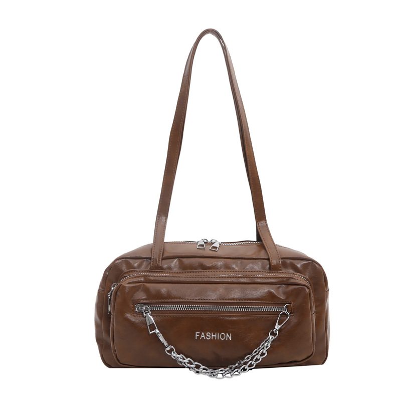 Solid Color Commuter Shoulder Bag view 8