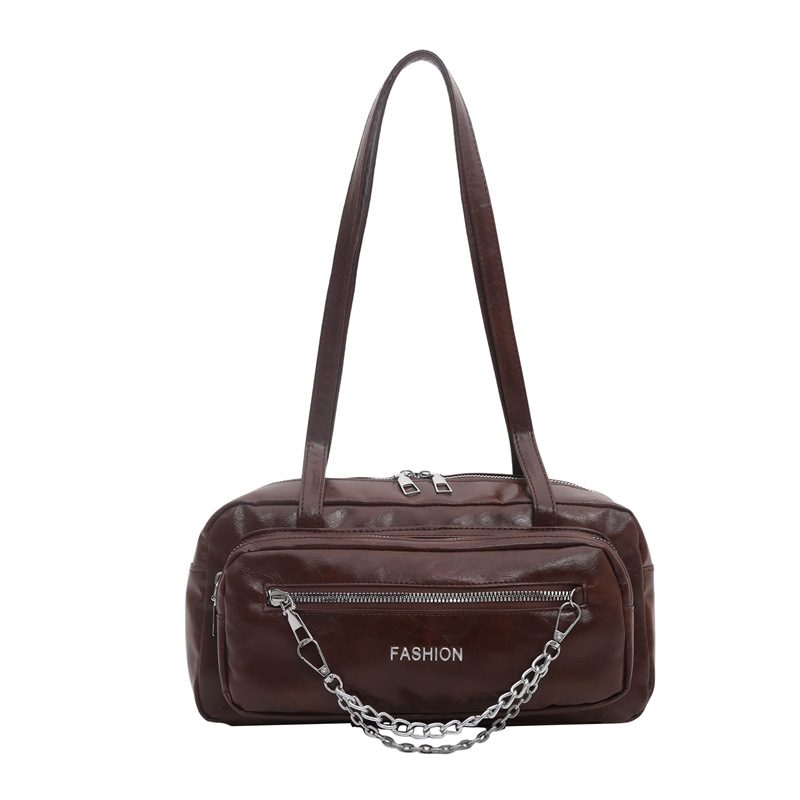 Solid Color Commuter Shoulder Bag view 9