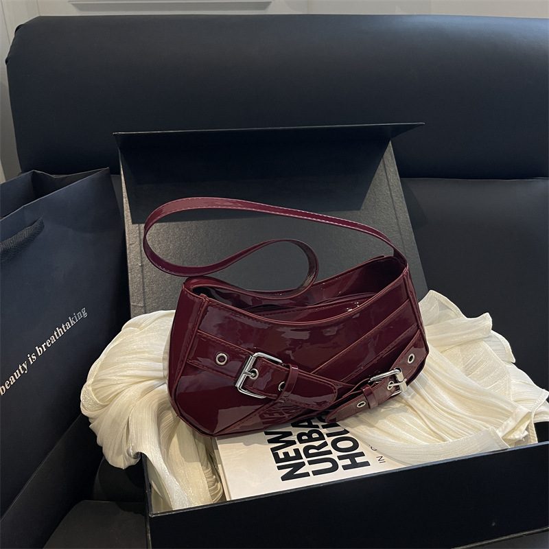 Retro Baguette Shoulder Bag view 3