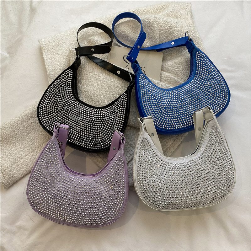 Rhinestone Chain Shoulder Bag