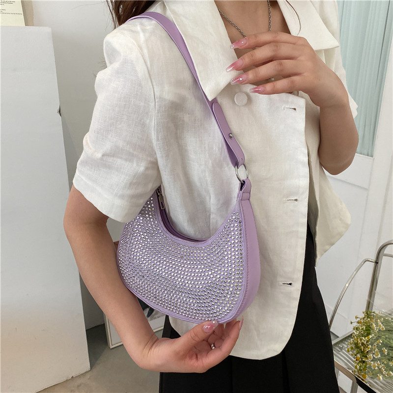 Rhinestone Chain Shoulder Bag view 3