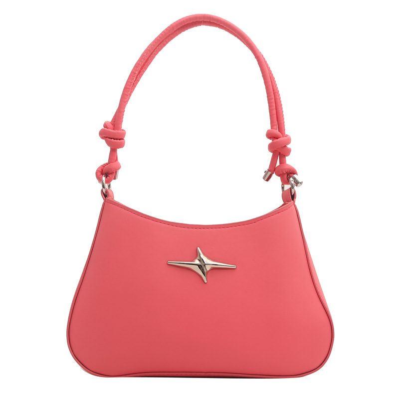 Solid Color Casual Shoulder Bag view 11