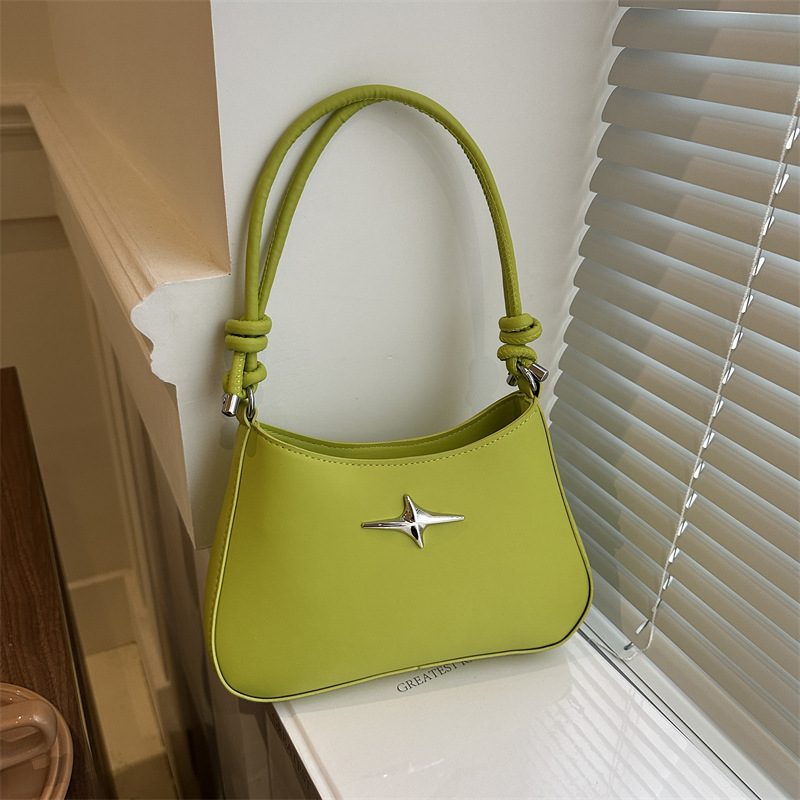 Solid Color Casual Shoulder Bag view 2