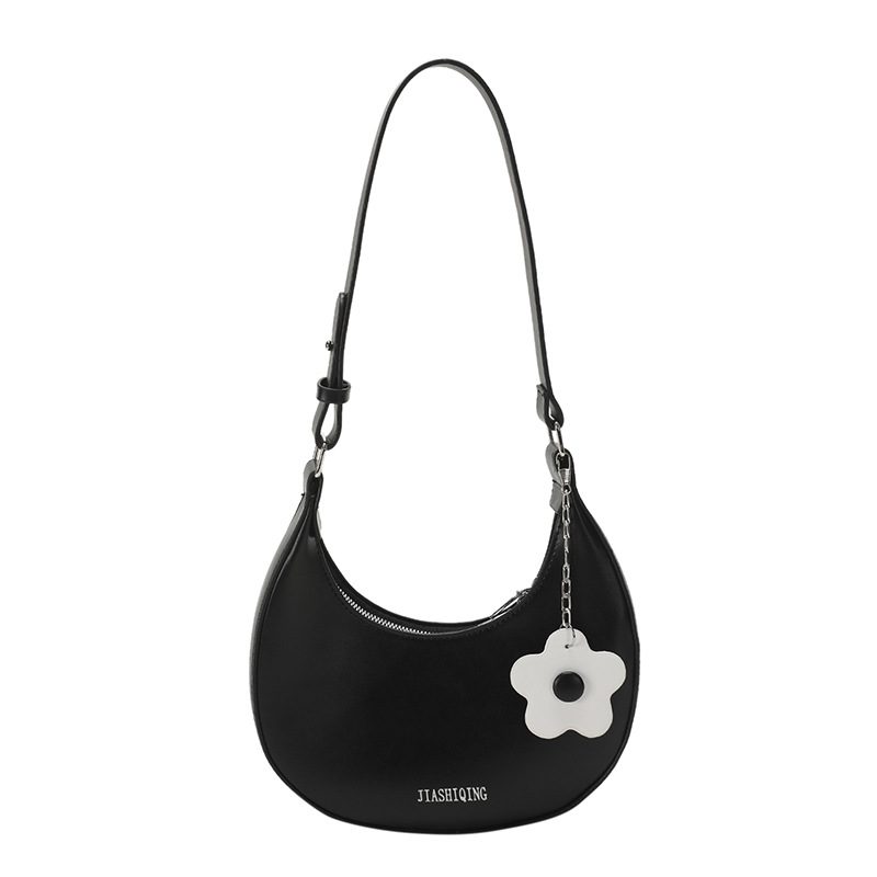 Candy Color Half Moon Shoulder Bag view 8