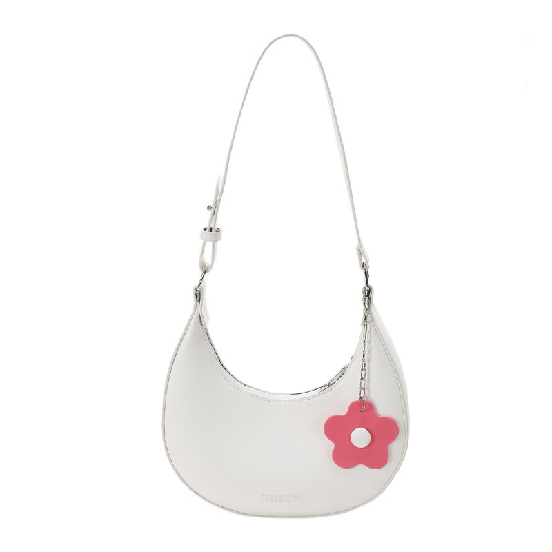 Candy Color Half Moon Shoulder Bag view 9