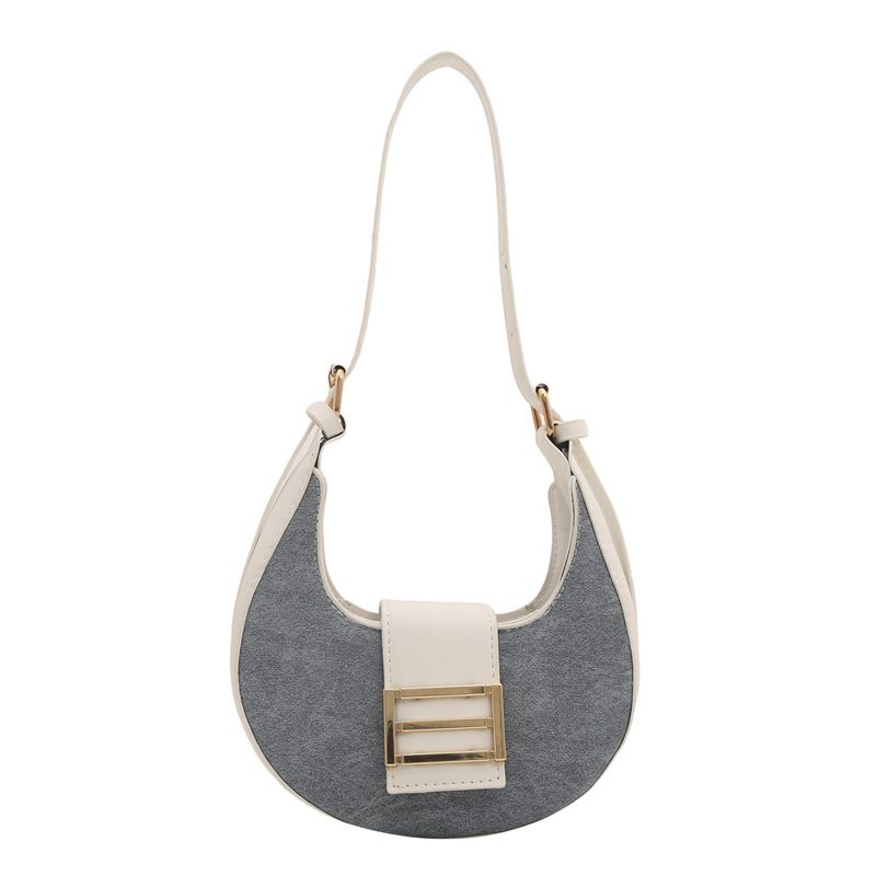 Schultertasche Halbmond mit Farbblock view 6