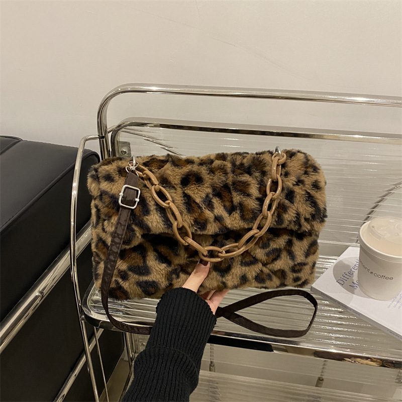 Soft Fuzzy Plush Shoulder Bag view 2
