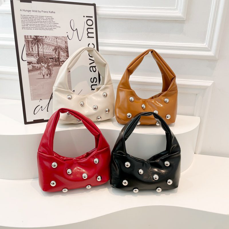 Studded Ball Shoulder Bag
