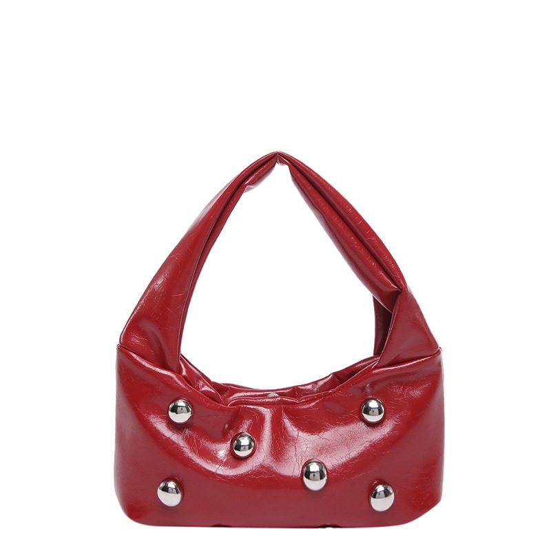 Bolsa de Ombro Esférica com Tachas view 9
