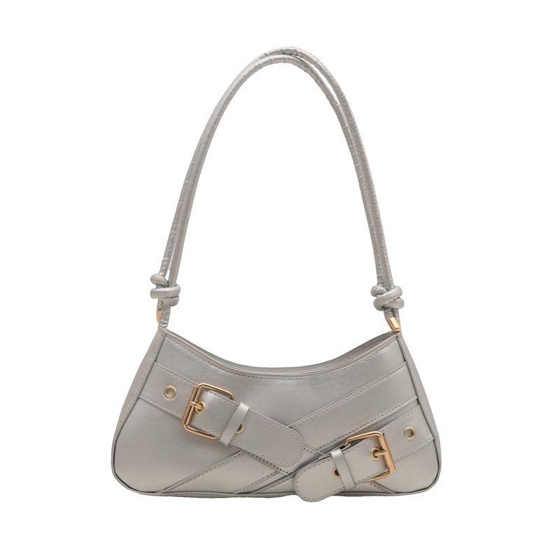 Waxed Leather Belt Buckle Shoulder Bag view 7