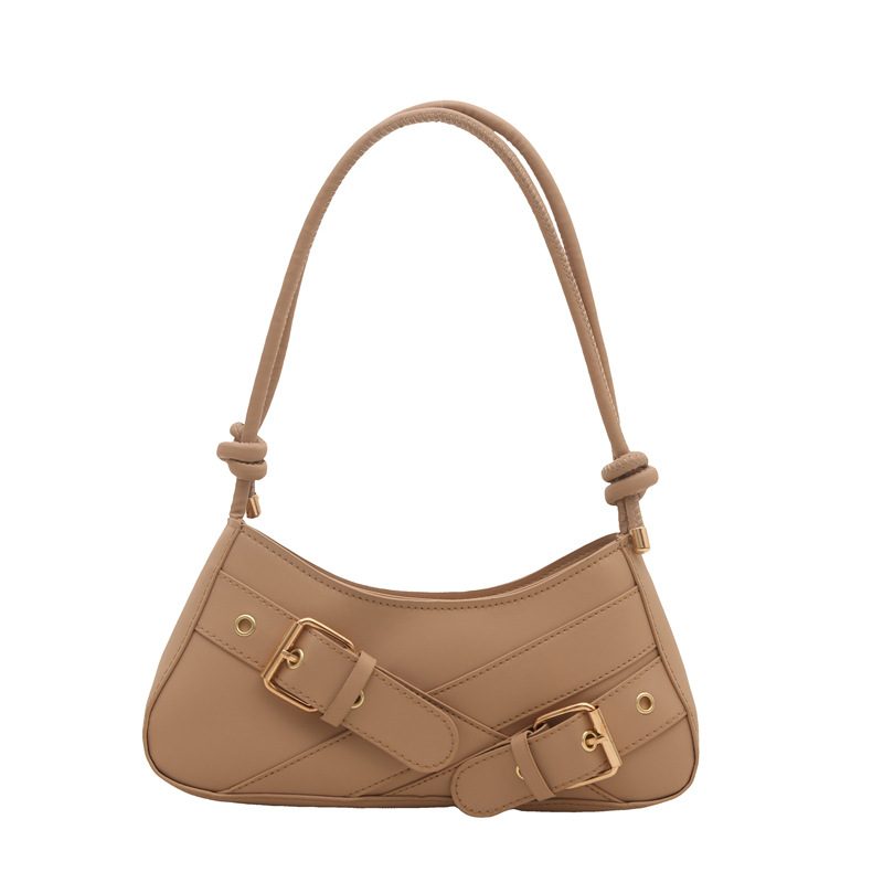 Waxed Leather Belt Buckle Shoulder Bag view 8