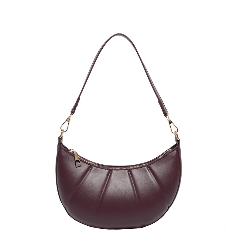 Bolsa de Ombro Elegante com Corrente e Formato de Lua view 10