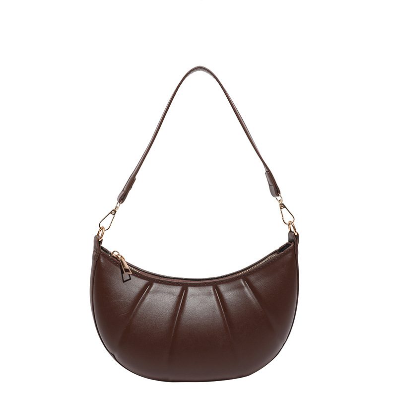 Bolsa de Ombro Elegante com Corrente e Formato de Lua view 7