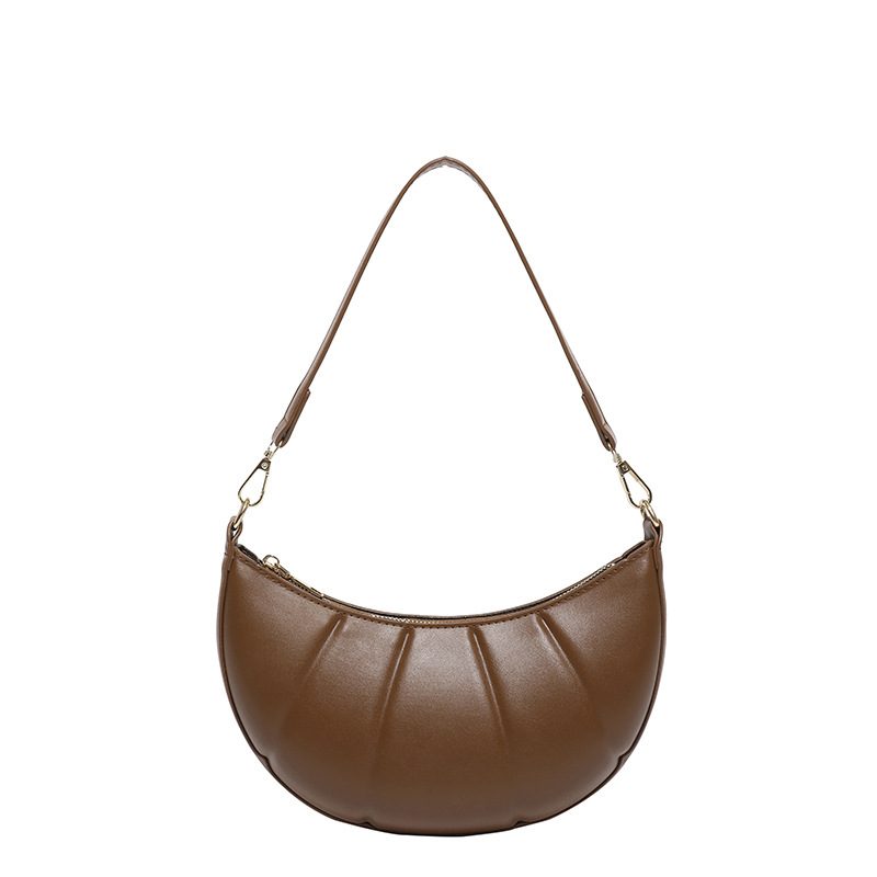 Bolsa de Ombro Elegante com Corrente e Formato de Lua view 9