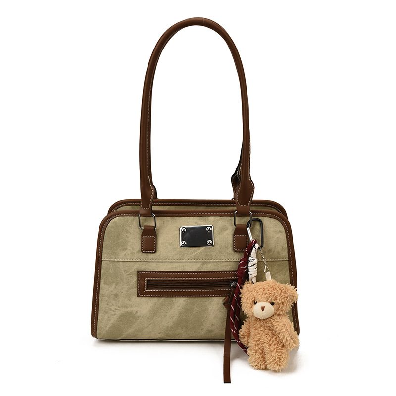 Smiley Charm Shoulder Bag for Commute view 8