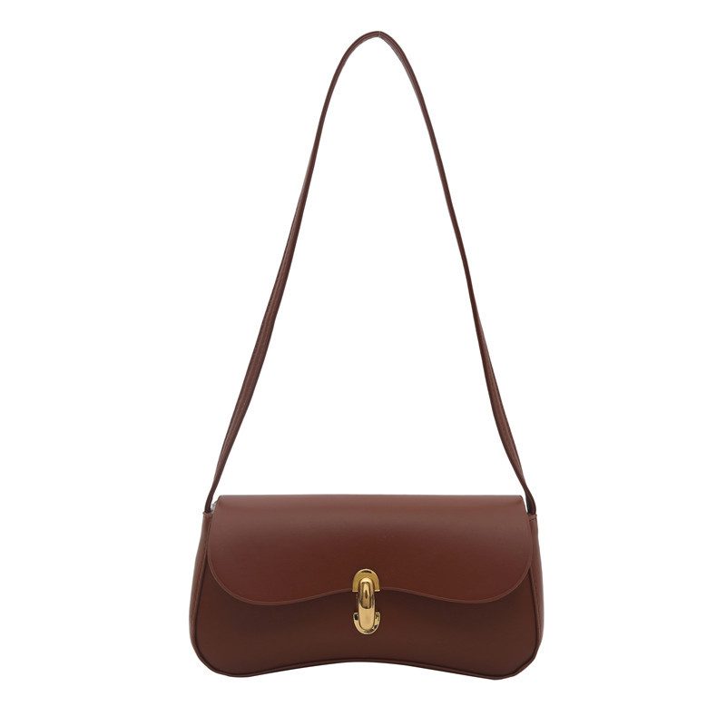 Bolsa de Ombro Minimalista de Cor Sólida view 5