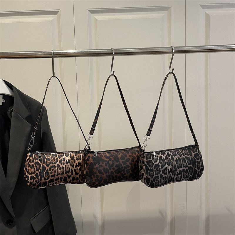 Leopard Print Underarm Shoulder Bag