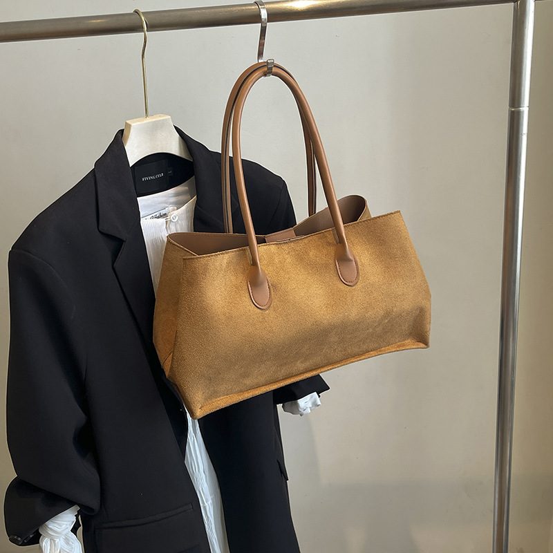 Solid Color Vintage Underarm Shoulder Bag view 3