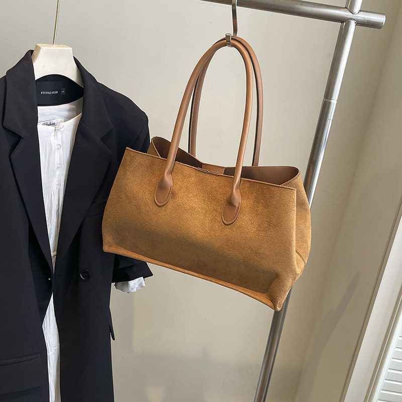 Solid Color Vintage Underarm Shoulder Bag view 4