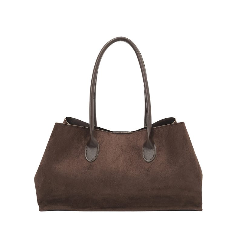 Solid Color Vintage Underarm Shoulder Bag view 7