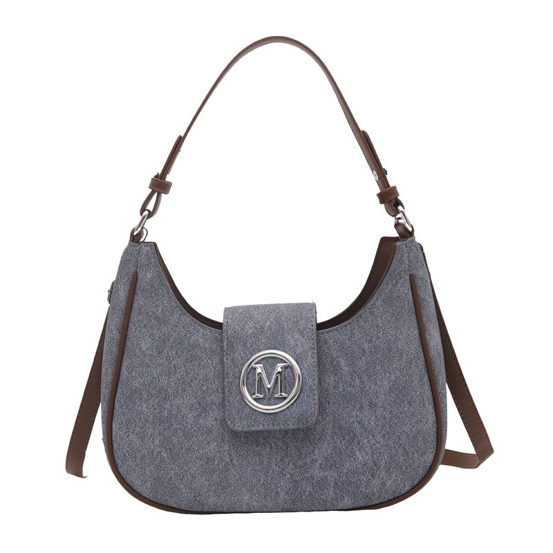 Letter Design Underarm Shoulder Bag view 6