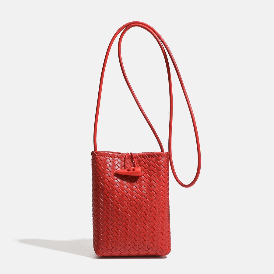 Woven Textured Shoulder Bag view 2
